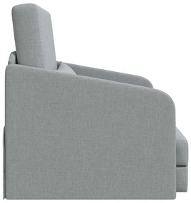 vidaXL Κρεβάτι καναπές Ανοιχτό γκρι 65 x 80 x 83 εκ. ύφασμα
