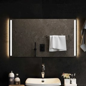 vidaXL Καθρέφτης Μπάνιου με LED 90x50 εκ.