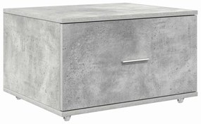 vidaXL Ντουλάπι με Συρτάρια Γκρι 55 x 45 x 33.5 εκ Επεξεργασμένο ξύλο