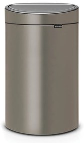 Brabantia 649732 Κάδος απορριμμάτων Touch Bin New 40L, Platinum