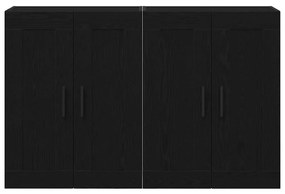 vidaXL Ντουλάπα τοίχου Επιτοίχιο 2 pcs Παλαιό ξύλο 160 x 34 x 90 εκ