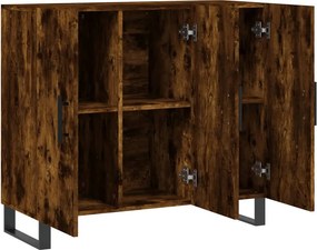vidaXL Ντουλάπι Καπνιστή Δρυς 90x34x80 εκ. Επεξεργασμένο Ξύλο