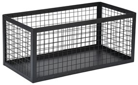 ESTIA ΚΑΛΑΘΙ ΑΠΟΘΗΚΕΥΣΗΣ & ΟΡΓΑΝΩΣΗΣ CAGE ΜΕΤΑΛΛΙΚΟ 30x15.5x13cm ΜΑΥΡΟ
