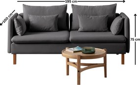 3-Seat Sofa Flexy - Anthracite Anthracite