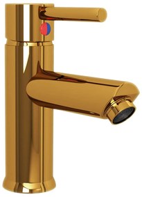 vidaXL Μπαταρία Νιπτήρα Μπάνιου Χρυσή 130 x 176 χιλ.