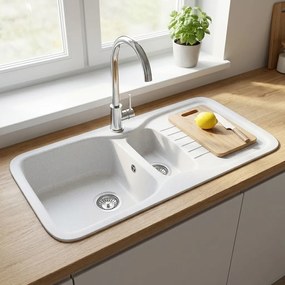 Sanitec Classic 309 (97×51) - Γρανιτένιος νεροχύτης - Granite TERRACOTTA