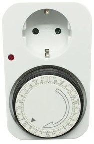MECHANICAL DAILY TIME SWITCH, SCHUKO SOCKET ACA DY00000002