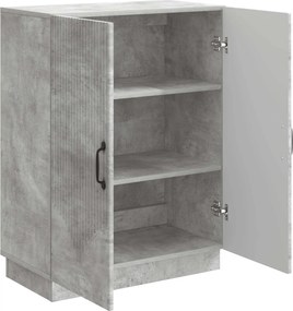 vidaXL Πλαϊνό γραφείο Γκρι Σκυροδέματος 66 x 34,5 x 87 εκ.
