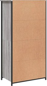 vidaXL Ντουλάπι Γκρι Sonoma 62x36x121,5 εκ. από Επεξεργασμένο Ξύλο
