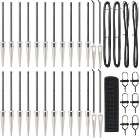 vidaXL Στύλος Περιφράξεων Γκρι