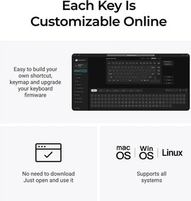 KEYBOARD WRL Q1 ULTRA/BLACK Q1U-M3 KEYCHRON