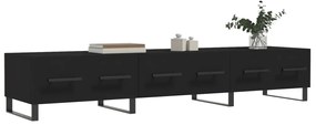vidaXL Έπιπλο Τηλεόρασης Μαύρο 150x36x30 εκ. από Επεξεργασμένο Ξύλο