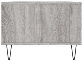 vidaXL Τραπεζάκι Σαλονιού Γκρι Sonoma 90x50x36,5εκ. Επεξεργασμένο Ξύλο