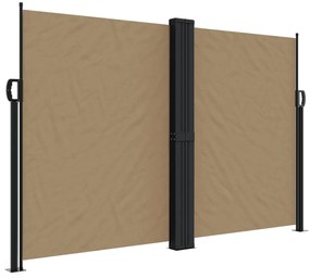 vidaXL Σκίαστρο Πλαϊνό Συρόμενο Taupe 160 x 1200 εκ.