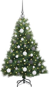 vidaXL Τεχνητό Χριστουγεννιάτικο Δέντρο Πράσινο 120 cm ΠΕ και PVC