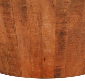 vidaXL Τραπεζάκι Σαλονιού Ø 52 x 30 εκ. Μασίφ Ακατέργαστο Ξύλο Μάνγκο