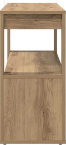 vidaXL Πλαϊνό γραφείο artisan δρυς 80 x 30 x 60 cm Επεξεργασμένο ξύλο