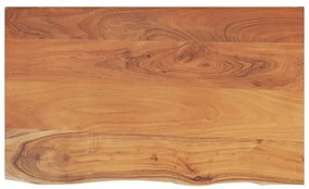 vidaXL Πάγκος Μπάνιου Ορθογώνιος 90x60x2,5 εκ. από Μασίφ Ξύλο Ακακίας