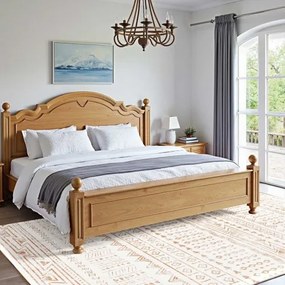 VEVOR Large Area Rug 5x8 ft Anti-Skid and Tear-Resistant Floor Mat Modern Beige