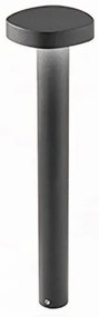 Επιδαπέδιο Φωτιστικό 50cm LED 7W IP54 3000K Ciottolo Zafferano-LD0485G3-Γκρι LD0485G3