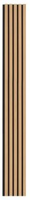 VEVOR Wood Slat Acoustic Panels 7.9 x 94.5 inch for Modern Wall Decor Light Oak