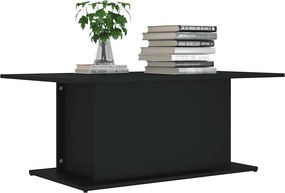 vidaXL Τραπεζάκι Σαλονιού Μαύρο 102x55,5x40 εκ. Επεξεργ. Ξύλο