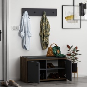 Shoe Cabinet Zen - Anthracite Anthracite