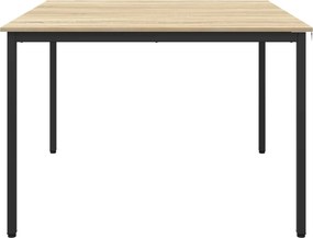 vidaXL Τραπεζαρίες 110 x 110 x 75 cm ΜΕΤΑΛΛΟ