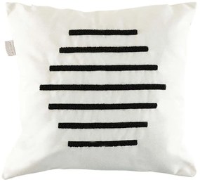 Μαξιλάρι Διακοσμητικό (Με Γέμιση) Craft 937ELT1268 Cream-Black Aberto Design 43X43 Fabric