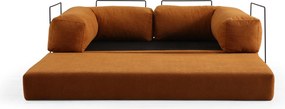 2-Seat Sofa-Bed Via Con - Orange Orange
