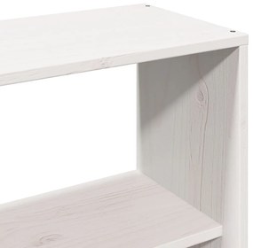 Σκελετός Κρεβ. Χωρίς Στρώμα Λευκό 160x200 εκ Μασίφ Πεύκο - Λευκό