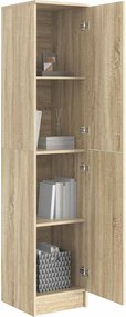 vidaXL Highboard Δρύς Sonoma 35 x 39 x 168 εκ.