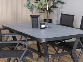 Σετ Τραπέζι και καρέκλες Dallas 2124, Spraystone, Μέταλλο, Ύφασμα | Epipla1.gr