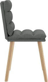 vidaXL Καρέκλες Τραπεζαρίας 6 τεμ Σκ. Γκρι Υφασμάτινες