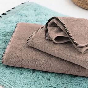 Πετσέτες Brooklyn (Σετ 3τμχ) Taupe Palamaiki Towels Set 70x140cm 100% Βαμβάκι