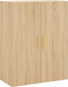 vidaXL Ντουλάπι Sonoma δρυς 69,5 x 34 x 180 εκ. από Επεξεργασμένο Ξύλο