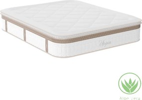 Στρώμα Utopia pakoworld pocket spring με ανώστρωμα aloe vera 30-32cm 140x200εκ