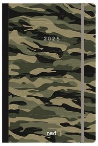 NEXT ΗΜΕΡΟΛΟΓΙΟ 2025 TRENDS ΗΜΕΡΗΣΙΟ FLEXI ΜΕ ΛΑΣΤΙΧΟ 12X17ΕΚ. MILITARY