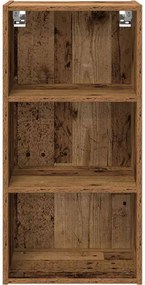 vidaXL Κρεμαστό ντουλάπι Παλιό ξύλο 40 x 29,5 x 80 εκ.