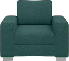 vidaXL Καθίσμα Σαλονιού Σκούρο Πράσινο 100 cm ύφασμα