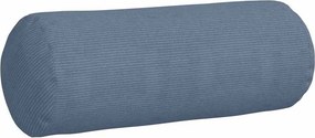 vidaXL Μαξιλάρια Στήριγμα 2 pcs Μπλε Ø 25 x 70 cm Υφασμάτινο Κορντουρά