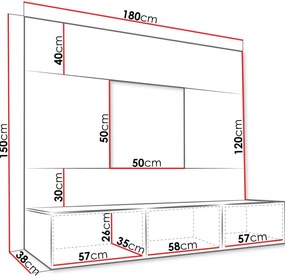Σύνθετο σαλονιού Deromi mini-Mauro