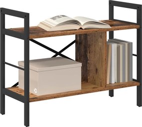 vidaXL Ράφι Βιβλίων 3 επιπέδων 75 x 30 x 58,5 εκ. Επεξεργασμένο Ξύλο