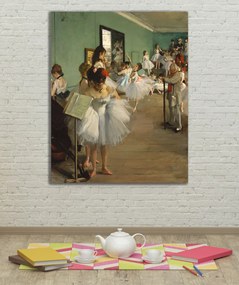 Πίνακας σε καμβά "The Dance Class" Edgar Degas KNV808 65cm x 95cm