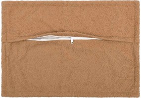 vidaXL Κάλυμμα Μαξιλαριού 2 pcs HOUTEN Μπεζ 50 x 75 cm Μπουκλέ
