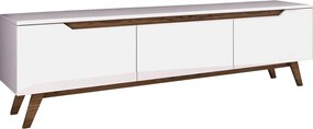 Έπιπλο Τηλεόρασης Λευκό / Καρυδιά D1 180x35x48,6