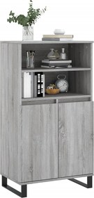 vidaXL Ντουλάπι Γκρι Sonoma 60 x 36 x 110 εκ. από Επεξεργασμένο Ξύλο