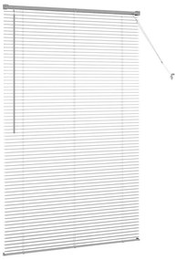 vidaXL Ρολό Παραθύρου με κουρτίνες Ασημί Αλουμίνιο
