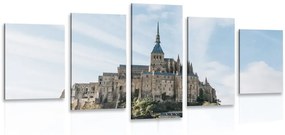 Κάστρο 5 τμημάτων εικόνας του Mont Saint Michel - 100x50