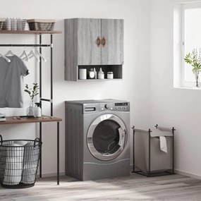 vidaXL Ντουλάπι Τοίχου Γκρι Sonoma 60x31x70εκ. Επεξεργασμένο Ξύλο